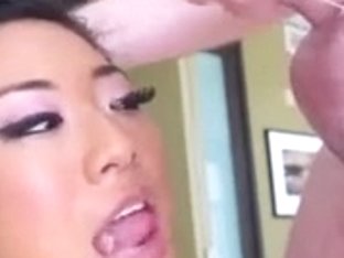 Asian Gaia Blowjob and Facial