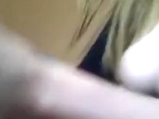 Breasty angel uses hands and face hole for cum