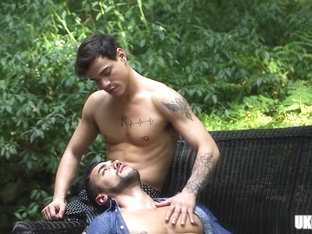 Latin gay anal sex with cumshot