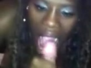 Ebony Nerd Babe Make Oral Stimulation Sex In White Pecker
