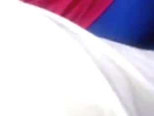 rubia en leggins azul:-)