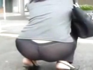 Shameless Hoe In Sexy Black Leggings Must Be Proud Of Her Ass