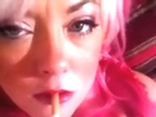 Dangling A Cigarette & Sex Toy Fucking! Big Beautiful Woman Smokin' Fetish