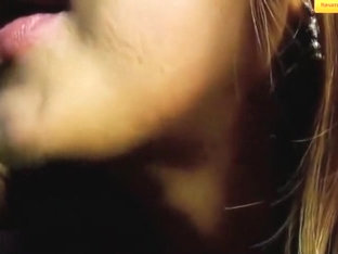 DaphnePie sucks sex toy