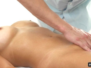 Lovely big tits babe get banged