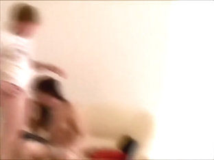 Cute tiny teen gets fucked by two guys