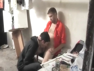 Boy caught spying fucked by stud