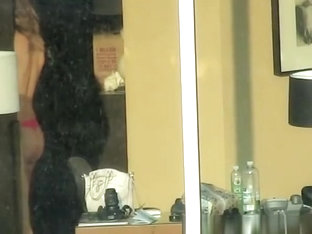Hot Chick Spied Through Hotel Window
