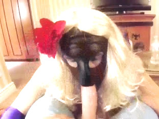 latex sub sissy toyed and used by Master Daddy