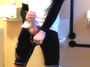 post-cycle jerk off at work