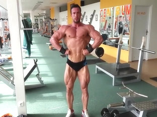 Bodybuilder Posing