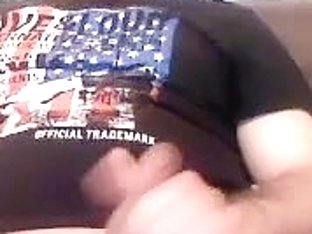 Juicy guy is jerking off in the apartment and filming himself on webcam
