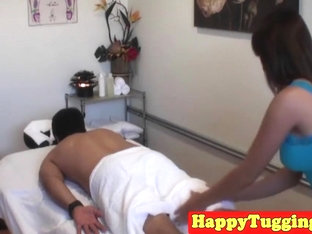 Real Nuru Masseuse Tugs Cock 8 Min