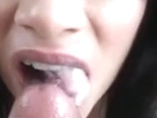 She Sucks Head Of A Penis And Ingests All Till The Last Drop