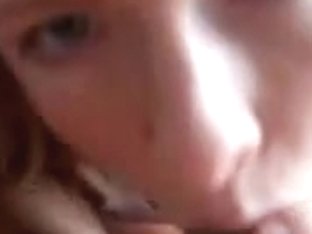 Petite Blonde Wench Developing Her Cock Sucking Skills