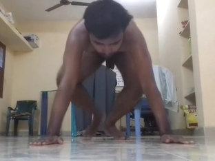 mayanmandev basic workout video clip in hot temperature