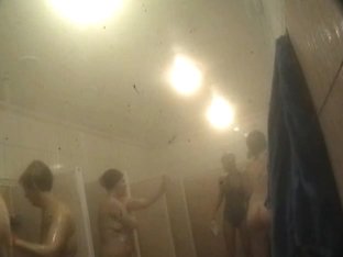 Spy Cam Shoots Shower Room Filled With Nude Bodies