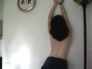 Lusty webcam babe dancing at home