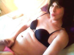 Solo Shemale Brittany Love gets herself off