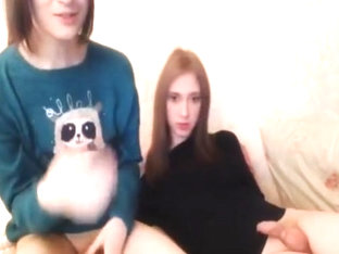 Cute Teen Trannies Giving a Hand