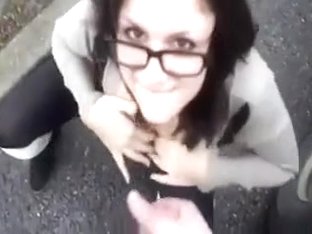 Daring Blowjob On Side Of A Busy Highway