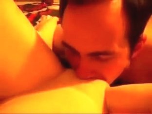 Licking my babe's pussy in our amateur porn video