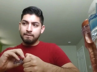Fleshlight Turbo Thrust Unboxing  Test Masturbation Cumming Latino Daddy