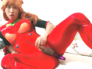 asian Tgirl EVANGELION ASUKA cosplay