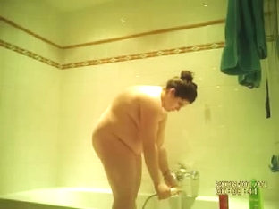 Preggo Slut In The Showers