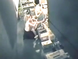 AMATEUR LESBIANS caught in the act by a security HIDDEN