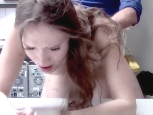 Cute Teen Caught Stealing Sex Toys And Fucked Hard