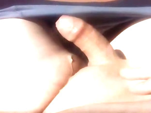 Wank and cum in cemetery