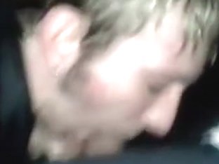 Twink sucks me in my truck