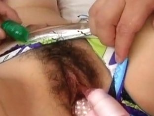 Reo Matsuzaka With Big Assets Has Mouth And Hairy Twat Drilled