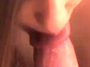 This Babe looks at u and sucks your pecker