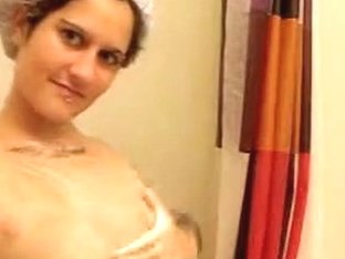 Adorable slut demonstrated a shower naked representation