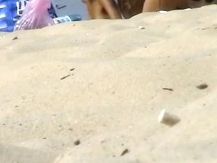 Hidden Cams At The Beach Get Two Sexy Naked Latina Babes