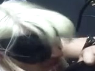 Blonde Bitch With A Nipple Needle Is Dominated
