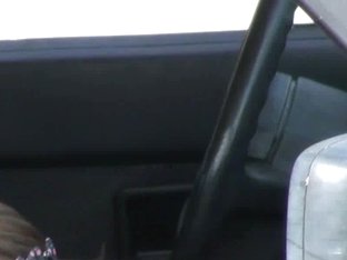 Charming Cutie Presents Gentle Blowjob To Her Partner In The Car