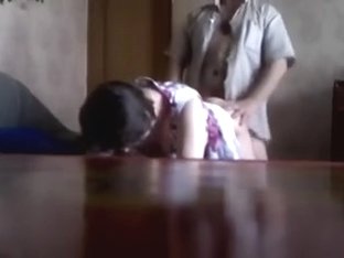 Hidden Cam Showing A Russian Unfaithful Wife Fucked Doggystile By Her Lover.