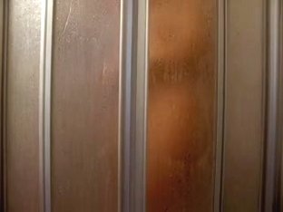 Classic blonde PAWG in her prime takes shower