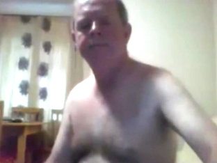 grandpa cum on webcam