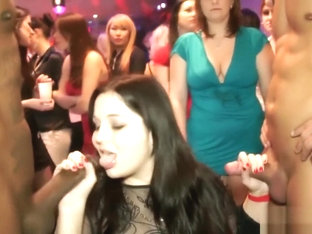 Euro amateur skiing on the dancefloor