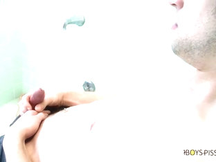 Caleb's Wet Stroke Show - Caleb - Boys-Pissing