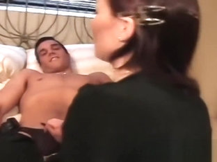 Couple mess around in friends house