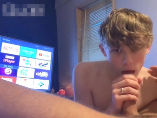 Aa Vid - Cute Blond Twink Boy Blows His Bf