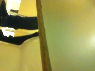 I Put My Cam Above The Wall And Shot Girl Pissing In Toilet