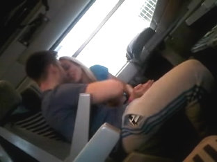Horny Couple On Train