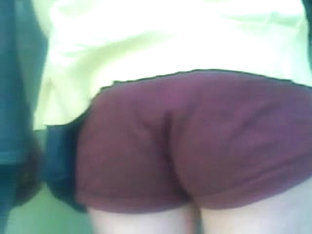 Red Tight Shorts Hoot