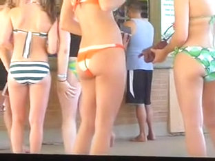 Beach Voyeur Worthwhile Butts In Bikinis - No Sound